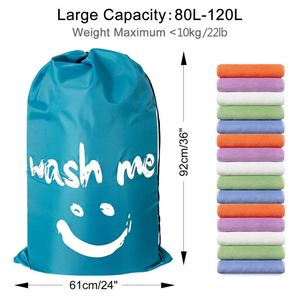 Paquete de 2 Bolsas para Lavandería, Organizador de Ropa, Bolsa de Lavandería con Cordón - Product Image 5