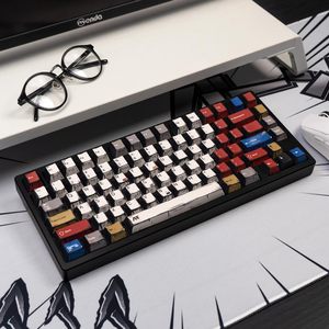 Retro Anime theo chủ đề PBT Keycaps cho bàn phím cơ khí hồ sơ tỏa sáng 135 phím thạch Keycaps thiết lập với thiết kế gradient đầy màu sắc - Product Image 3