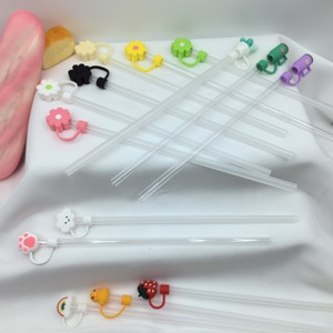 Lot de 8 Pailles en Silicone Sublimables, 4 Couleurs Mixtes, pour Gobelets de 40 OZ, Pailles de 10mm, avec Couvercle Personnalisable, pour Vin - Product Image 5
