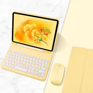 2021 Laptop çantası Touchpad ile Apple ipad hava 3 için kılıf otomatik Flip PU deri kılıf ipad mini 5 için akıllı standı tutucu kılıf