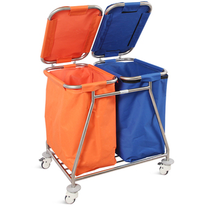 (MS-T410S) Stainless Steel Housekeeping Hospital <b>Laundry</b> <b>Trolley</b> - Product Image 2