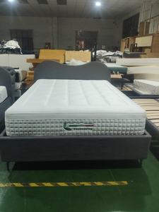 Base de <span class=keywords><strong>Cama</strong></span> Moderna, Cómoda, Duradera y Suave con Estructura de Madera, Cabecera Tapizada con Diseño Convertible - Product Image 2