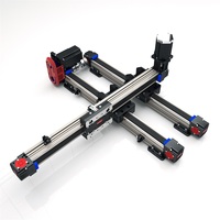 Plate-forme électrique multifonctionnelle X Y Z transmission par courroie à grande vitesse module de guidage linéaire CNC