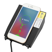 Chargeur sans fil 15W plaque de charge rapide à induction pour Mercedes Benz GLC 2014-2019