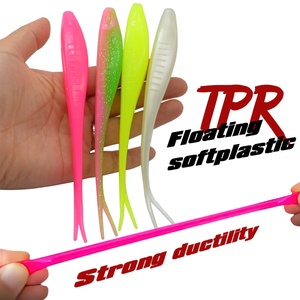 Afishlure 8cm 12cm 18cm TPE Long Tensile Soft Plastic Soft Lure Floating Bait Swimbait <span class=keywords><strong>Jerkbait</strong></span> Fishing Lure Factory - Product Image 2