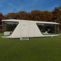 Conteneur moderne Capsule spatiale Capsule de couchage Lit Capsule d'espace de couchage de luxe Petite maison mobile