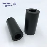 Système de roulettes pour banc de travail Lean Pipe, type extension transfrontalière, avec roues universelles pivotantes à encastrer de 3/2/2,5/4 pouces