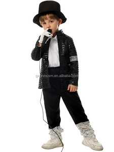 <span class=keywords><strong>Costume</strong></span> da Michael Jackson per Bambini, Abito da Festa a Tema, <span class=keywords><strong>Carnevale</strong></span>, Halloween, Natale, Spettacoli, Danza, Cosplay - Product Image 3