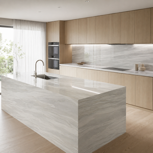Mugla White Marble Slabs Big Slabs Polished Contemporary Hotel Application Calcite Stone Waterproof - Product Image 3