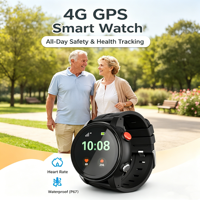 Reloj Inteligente L23 4G LTE con GPS, Beidou, Glonass, Llamada de Emergencia SOS para Niños y Ancianos