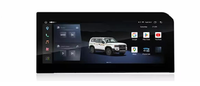 Écran de navigation GPS Android 15 de 12,3 pouces avec aide au recul et Android Auto pour Prado 2023-2025, commande au volant, mains libres