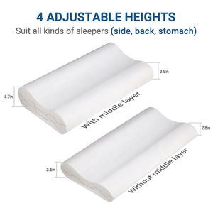 Espuma de alta densidad ajustable de espuma de memoria almohada - Product Image 2