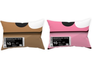 Taie d'oreiller personnalisée pour baskets Hypebeast Home Decor Coussins Boîte à chaussures Étiquette inspirée Housse de coussin pour baskets - Product Image 6