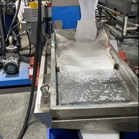 Machine de fabrication de granulés de plastique PVC par extrudeuse à double vis malaxeur de granulés de nylon LDPE recyclé