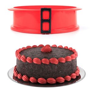 Meilleures ventes en ligne 2023 : Moule à gâteau en silicone amovible pratique, fond rond, pour mousse, ensembles de moules de cuisson - Product Image 4