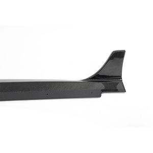 Pour <span class=keywords><strong>Audi</strong></span> A5 B9.5 S5 S Line 2021-2024 Spoiler de lèvre d'extension de jupe latérale en Fiber de carbone véritable - Product Image 6