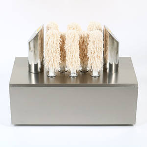 Machine à polir les verres à vin CE Commercial en acier inoxydable 304, tête électrique 2/5/8, 1200W - Product Image 1