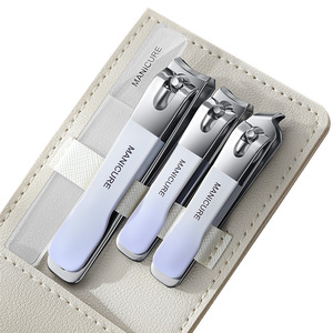 German Seiko Manicure Set With <b>Case</b> Portable Nail Clippers For Home Travel Use - Product Image 5
