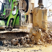 Godet de forage rotatif robuste en acier allié avec dents pour sol, pour engins de forage et équipements lourds, pièce de rechange