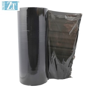 Rollo de Envoltura Elástica para Uso en Máquinas, Negro, Rojo, Azul, Blanco, Película de Envoltura Elástica LLDPE, Rollo Jumbo para Embalaje de Palés - Product Image 2