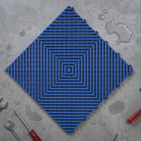 Dalles de sol en plastique PP emboîtables antidérapantes pour garage, bateau, yacht, pont marin