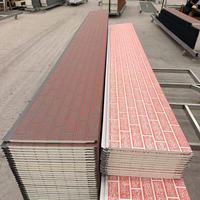 Rumah Prefab Modern Industrial Ramah Lingkungan Ringan Modular Dinding Baja Dekoratif Eksterior Isolasi Busa Poliuretan Tahan Dingin