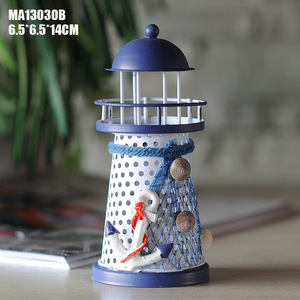 Ywbeyond stile Mediterraneo di media grandezza led faro ferro decorazione di cerimonia nuziale del mestiere regali di compleanno <span class=keywords><strong>arredamento</strong></span> <span class=keywords><strong>nautico</strong></span> - Product Image 4