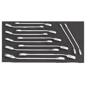 Stahlwille Stahlwille 96830649 Bibo New Original Stahlwille Model 96830649 Ratchet 12-piece <b>Chrome</b>-alloy Steel Wrenches - Product Image 1