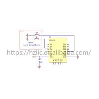 Module série Lexin ESP32-C3 ESP-C12F WIFI+ Bluetooth compatible avec C3-12F