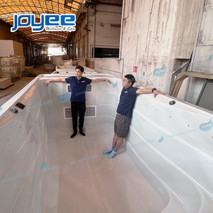 JOYEE Piscine écologique pour 10 personnes combinée avec le bain à remous Jakuzi <span class=keywords><strong>Spa</strong></span> <span class=keywords><strong>de</strong></span> nage extérieur sans fin avec système <span class=keywords><strong>de</strong></span> turbine - Product Image 2