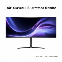 Monitor Ultraancho Curvo VA de 40 Pulgadas, 5120*2160, 120Hz, 400nits, Tipo-C, DP1.4, HDMI2.1, Nuevo Soporte Ajustable en Altura Opcional