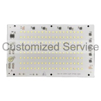 Module LED DOB 100W AC 220V, carte PCB, 6000K, moteur lumineux SMD pour projecteur LED