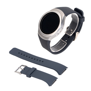 Bracelet de montre pour <span class=keywords><strong>Samsung</strong></span> Galaxy <span class=keywords><strong>Gear</strong></span> S2 R720 <span class=keywords><strong>Smartwatch</strong></span> Bracelet de remplacement Bracelet en silicone de couleur unie Interface spéciale personnalisée - Product Image 6