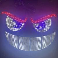 XL12 Auto SUV Heckscheiben-USB-Animierte LED-Dämonenaugen LED-Matrix-Panel-Display Offroad-Innenbeleuchtung