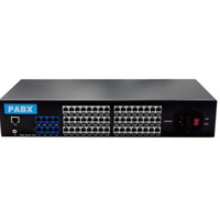 La mejor solución PABX para apartamentos de hotel con 8 contornos y 48 extensiones para el sistema telefónico del grupo PABX