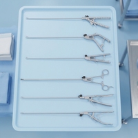 Instrument de suture à mâchoires courbées de 5 mm, autoclavable, de qualité supérieure, pour opérations cliniques de laparoscopie en milieu hospitalier général