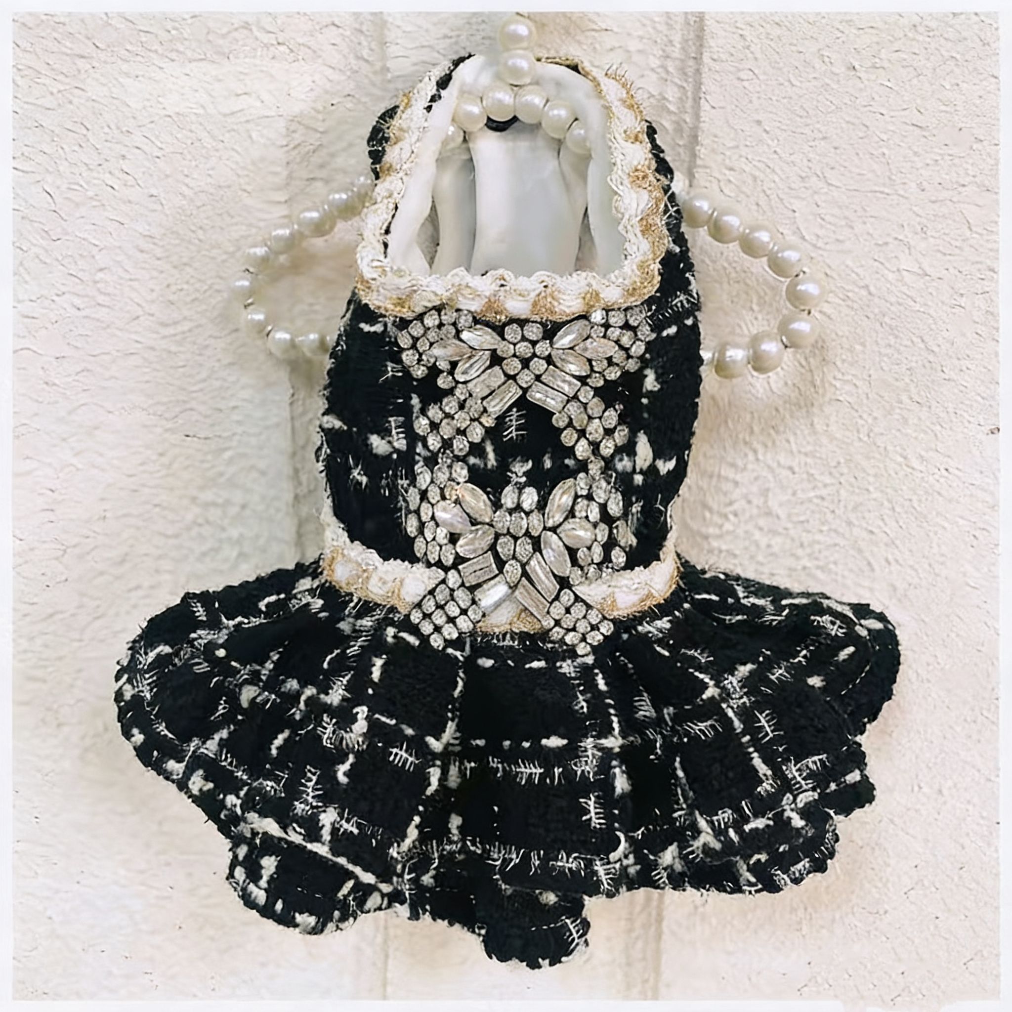 Veste polaire noire col rond