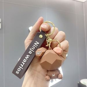 Bear Cute Doll <b>Key</b> <b>Chain</b> Silicone Car Couple <b>Key</b> Pendant Cartoon Schoolbag Pendant Creative Keychain - Product Image 6