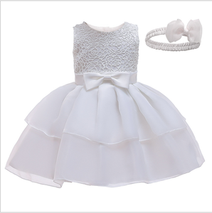 D0116 Ultimi Modelli di <span class=keywords><strong>Abiti</strong></span> Estivi per Bambine, Vestiti per Feste di Compleanno, Abito <span class=keywords><strong>da</strong></span> Principessa per Neonata - Product Image 1