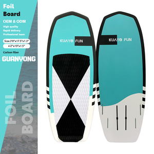 Tabla de SUP rígida de carbono OEM GY verde, ala de surf con hidroala, tabla de wake foil eléctrica, modelo de tabla de surf Efoil para pumping - Product Image 2