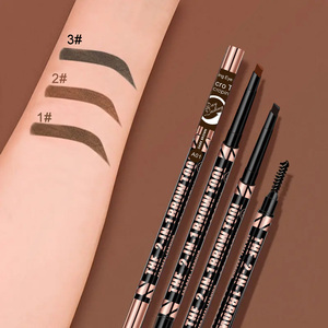 <span class=keywords><strong>Crayon</strong></span> à sourcils 2-en-1 waterproof avec brosse applicatrice, marque privée, longue tenue, hautement pigmenté, pour des sourcils d'apparence naturelle - Product Image 4