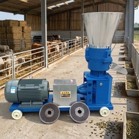 Granulateur à matrice plate pour ligne de production d'aliments spéciaux pour animaux, haute efficacité et performance stable