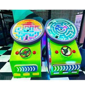 Puzzle drôle en métal durable boule de réaction de gravité <span class=keywords><strong>jeu</strong></span> de labyrinthe de piste 3D pour jouet de poussoir de pièce de monnaie pour stand de carnaval de parc d'attractions - Product Image 4