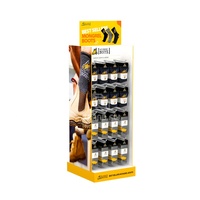 Présentoir crochet chaussettes personnalisé comptoir de magasin de détail bas carton boîte promotionnelle panneau perforé papier ondulé présentoir