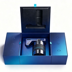 Cajas de Regalo Magnéticas Personalizadas de Alta Gama, Vacías, de <span class=keywords><strong>Doble</strong></span> Puerta, para Empaque de Cámara - Product Image 1