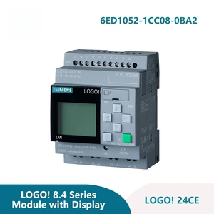 Módulo PLC Siemens LOGO 24CE 6ED1052-1CC08-0BA2 con Pantalla, Salida de Relé, Ethernet, Control Industrial, 24V - Product Image 1
