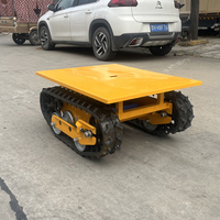 Multifunktionales Gummiketten-Fahrgestell 500kg 1T 2Ton Raupenbasis für Selbstfahrende Transporter und Spezialanwendungen