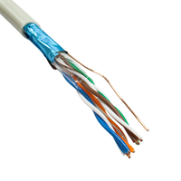 Cable de Red Blindado Cat5e FTP de 26 AWG Marca ZhongTong, Cobre Desnudo Libre de Oxígeno, 4 Pares, Rollo de 500m, Baja Interferencia, Precio Económico