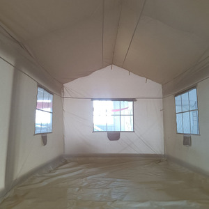 Ngoài trời hai phòng sang trọng Inflatable cắm trại lều không thấm nước Oxford vải PVC cho gia đình không khí di động nhà tính năng tuyệt vời - Product Image 2