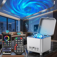 Projecteur d'aurores boréales Northern Galaxy avec musique et lumière nocturne, multi-contrôle (télécommande/application/voix), lumières rechargeables par USB pour enfants | YSH